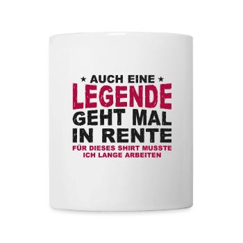 Even a legend retires gift retirement - Mug - white - Front