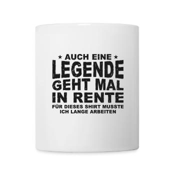 Even a legend retires gift retirement - Mug - white - Front