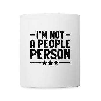 Je ne suis pas une personne sociable Dictons pour les introvertis - Mug blanc - blanc - Devant