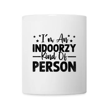Je suis une personne d’intérieur Dictons pour - Mug blanc - blanc - Devant