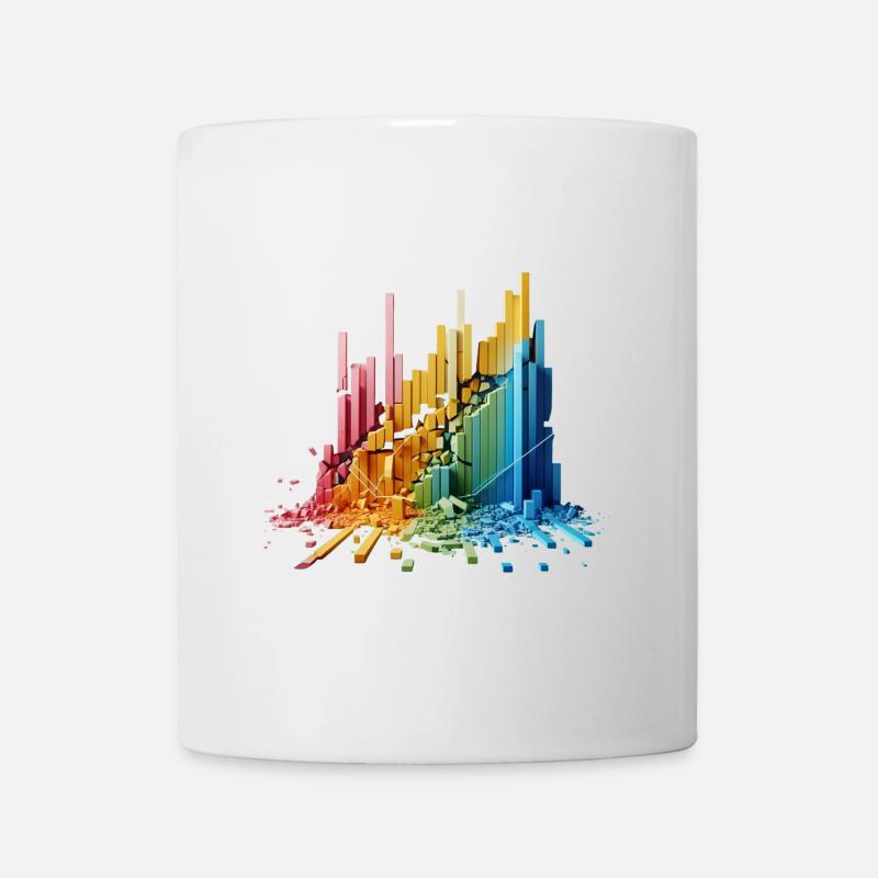 Frequenz-Wand - Tasse - Weiß