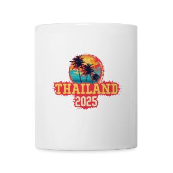 Thailand 2025 Palmen - Tasse - Weiß - Vorne