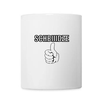 Schbiiidze Schwarz - Tasse - Weiß - Vorne