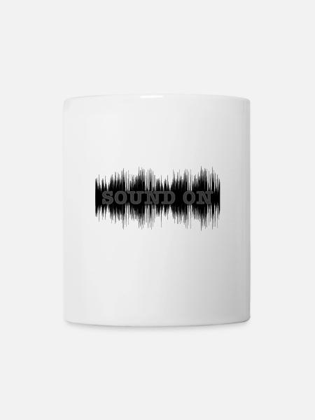 Sound on dark - Mug - white