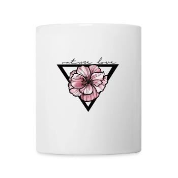 Nature Love Hibiscus Flower Flower Flower - Mug - white - Front