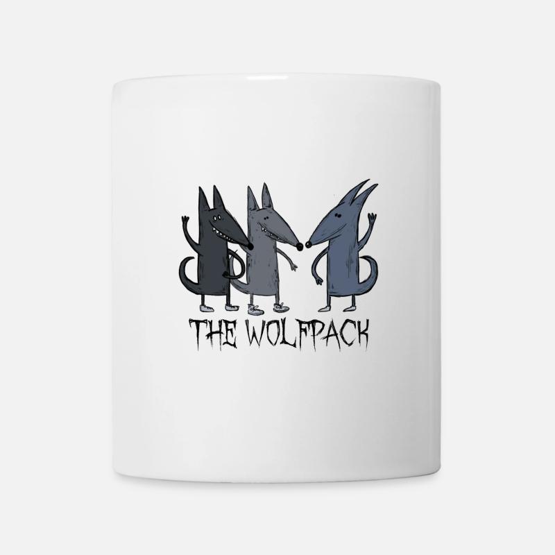 Wolfpack Wolfsrudel Kumpels - Tasse - Weiß