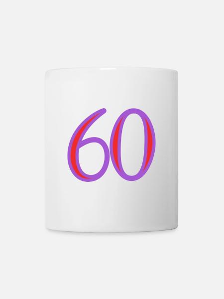60. 60 YEARS - Mug - white