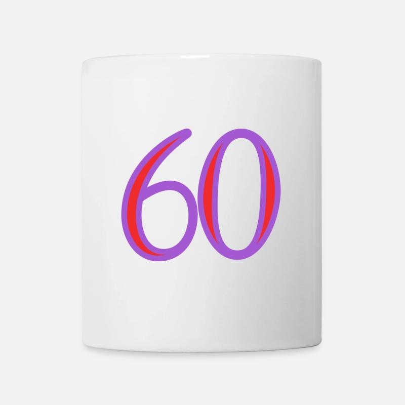 60. 60 ANS - Mug blanc - blanc