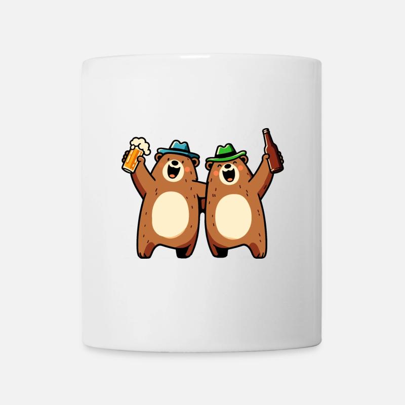 Bärlin Party Beer Bear Hat Gang - Prost Berlin - Mug - white