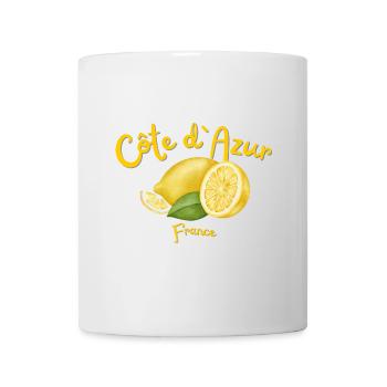 Côte d’Azur - Saint Tropez - Vacances - France - Mug blanc - blanc - Devant