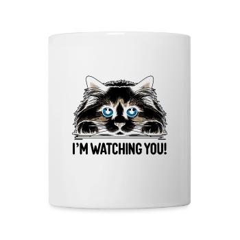 Ich beobachte dich Ragdoll Katze Liebhaber Ragdolls Katzen - Tasse - Weiß - Vorne