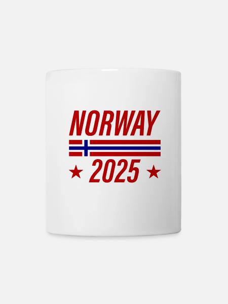 Norwegen 2025 - Tasse - Weiß