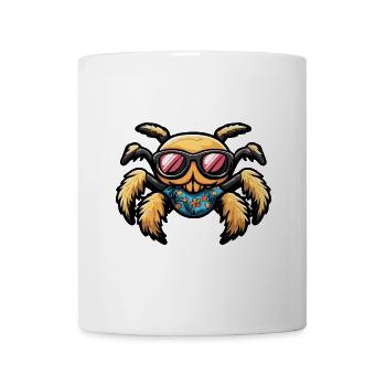 Tarentule Bande Dessinée Cool Été - Mug blanc - blanc - Devant