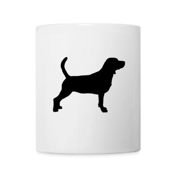 Beagle silhouette - Mug - white - Front