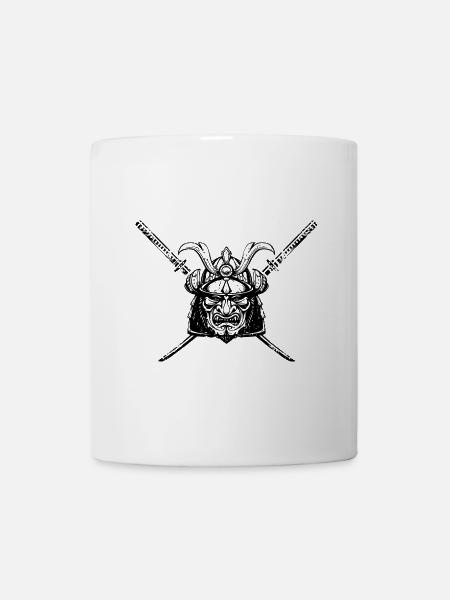 Samurai - Logo - Tasse - Weiß