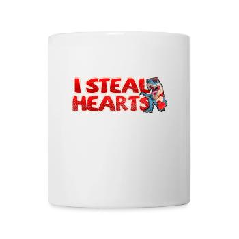 I Steal Hearts Valentinstag Geschenk Kinder - Tasse - Weiß - Vorne