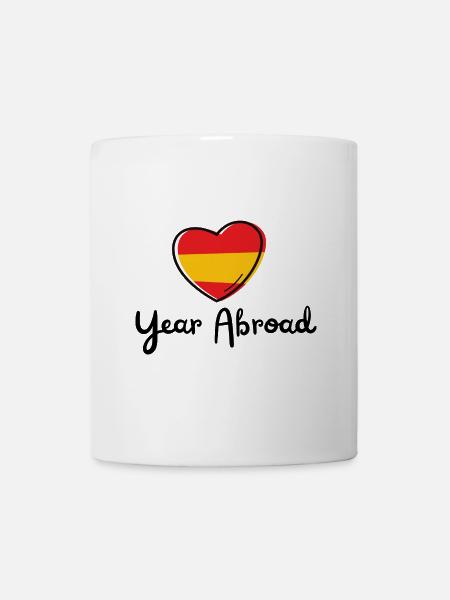 Auslandsjahr Spanien - Auslandssemester - AuPair - Tasse - Weiß