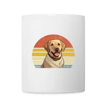 Retro Vintage Labrador Retriever Lab Dog Retriever - Mug - white - Front