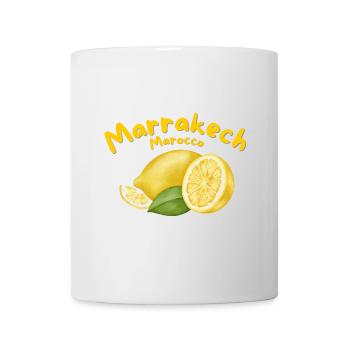 Marrakech - Reise - Uralub - Marrakesch - Marokko - Tasse - Weiß - Vorne