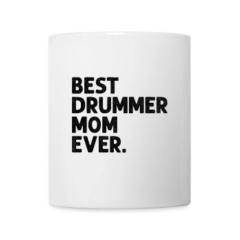Beste Schlagzeuger-Mutter aller Zeiten Schlagzeug-Trommel-Mutter - Tasse - Weiß - Vorne
