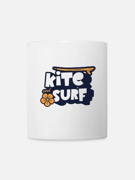 Kitesurfen Kitesurfer Kitebsurf - Tasse - Weiß