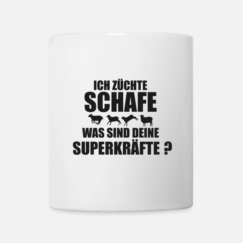 Schaf Schafe Schafzüchter Geschenk - Tasse - Weiß