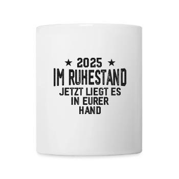 2025 Retired Funny Retiree Gift - Mug - white - Front