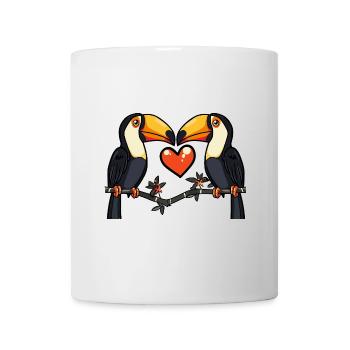Toucan Bird Couple e Valentine's Day - Mug - white - Front