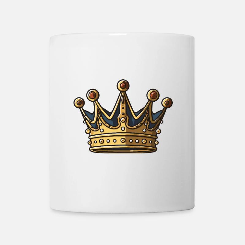 Symbole de la couronne - Mug blanc - blanc