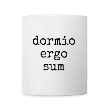 dormio ergo sum - Je dors, donc je suis - Mug blanc - blanc - Devant