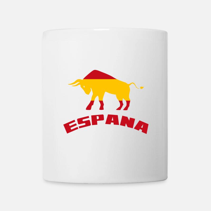 Espana - Spanischer Stier - Tasse - Weiß