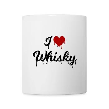 I love whiskey - Mug - white - Front