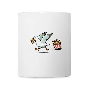 North Sea Seagull Thief French Fries Fries Fries Fast Food - Mug - white - Front