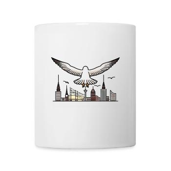 Mer du Nord Moin Mouette Hambourg Horizon Hanséatique Ville Kiez - Mug blanc - blanc - Devant