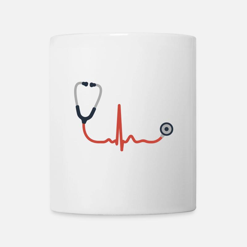 STETHOSCOPE DOCTOR HOSPITAL - Mug - white