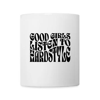 Girls Listen To EDM Hardstyle - Mug - white - Front