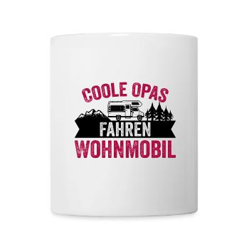 Cool Grandpas Driving Motorhome Caravan Camper Womo - Mug - white - Front