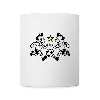 Fussball Team Comic Verein - Tasse - Weiß - Vorne