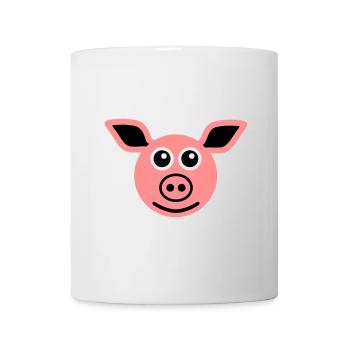 ★ design colors changeable ★ face pig - Mug - white - Front