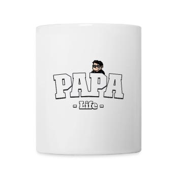 Papa life. Vie de papa - Mug blanc - blanc - Devant