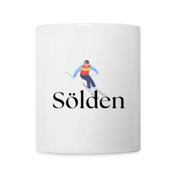 Sölden - Alps - Tyrol - Ski holidays - Ötztal - Mug - white - Front