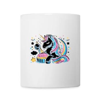 Unicorn Cupcake Heart Baker Baking Bake Cupcakes - Mug - white - Front