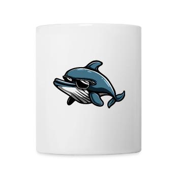 Baleine Cool Animal - Mug blanc - blanc - Devant