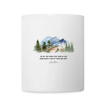 John Muir - Philosophie - Citations - Mug blanc - blanc - Devant