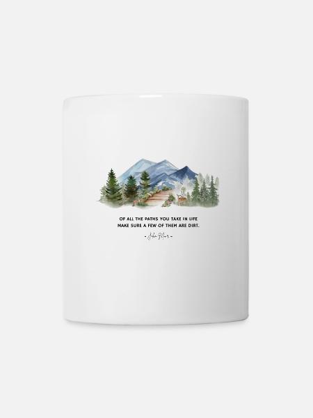 John Muir - Philosophie - Citations - Mug blanc - blanc