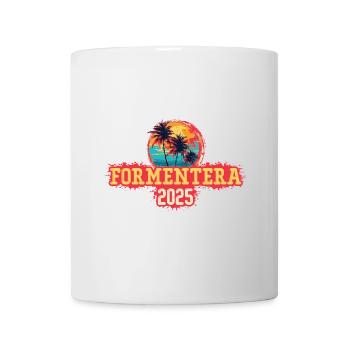 Palmiers Formentera 2025 - Mug blanc - blanc - Devant