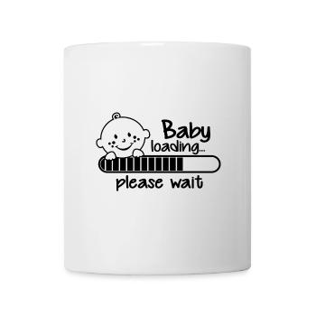 Baby Loading T Shirt - Mug - white - Front