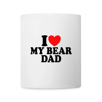 Liebe Santa Bär Ich liebe meinen Vater Bär - Tasse - Weiß - Vorne