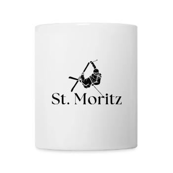 St. Moritz - Sankt Moritz - Ski trips - Ski holidays - Mug - white - Front