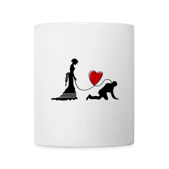 Wedding Newlyweds Heart Funny - Mug - white - Front